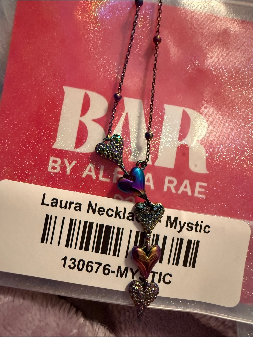 NEW BAR By Alexa Rae Multi-Heart Necklace - Mystic